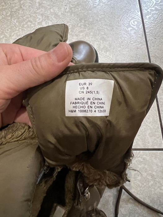 Зимові чоботи h&m