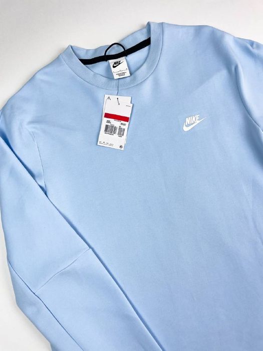 Остання! Розмір L - Світшот Nike Tech Fleece (блакитний)