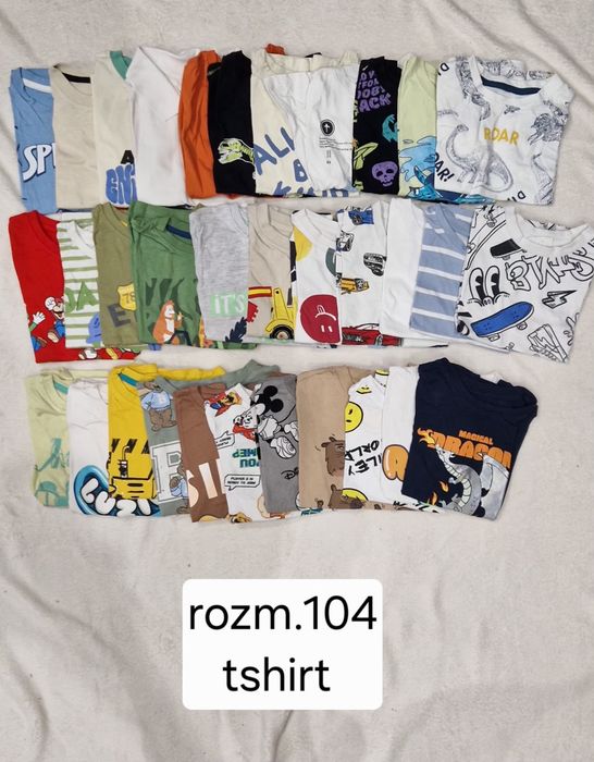 Paka ubrań, rozmiar 104