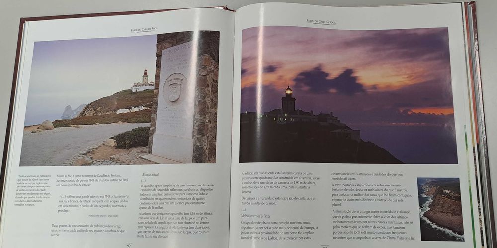 Livro Onde a Terra Acaba (História dos Faróis Portugueses)