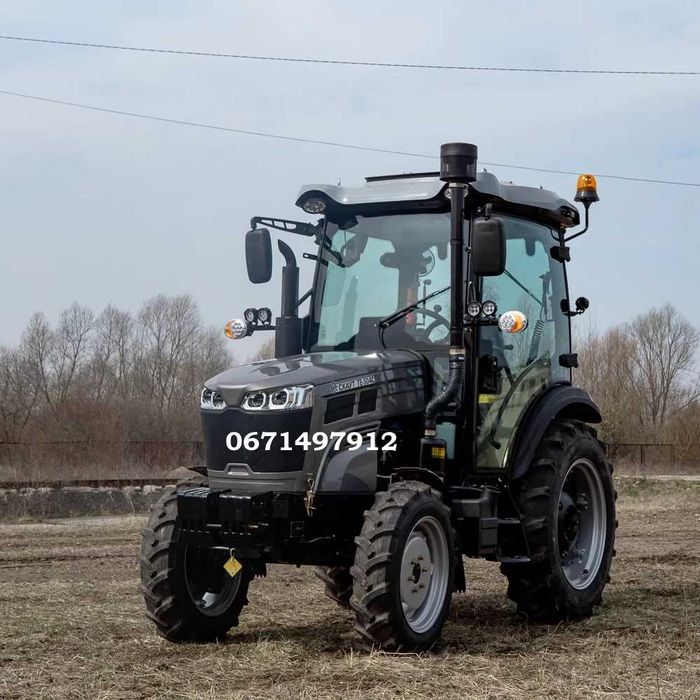 Трактор Скаут TE-504C A/C сірий, червоний, кондиціонер реверс Доставка