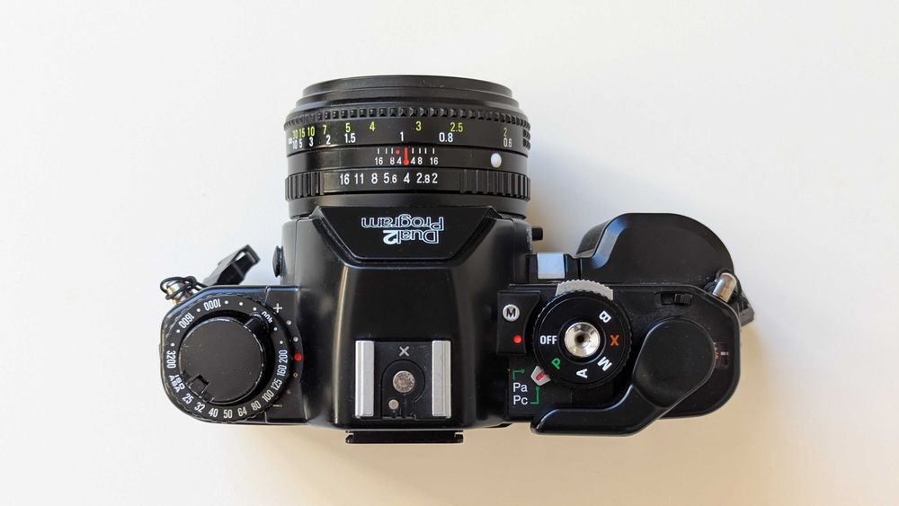 Фотоапарат Ricoh KR-10 (Sears KX-P) з об'єктивом 50 мм f 2.0