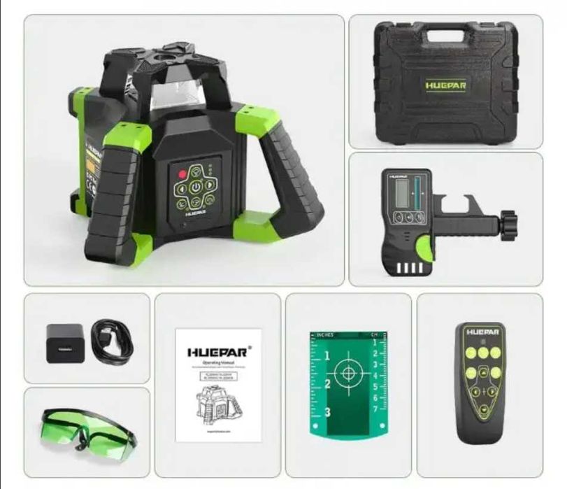 Ротаційний нівелір Huepar RL300HVG