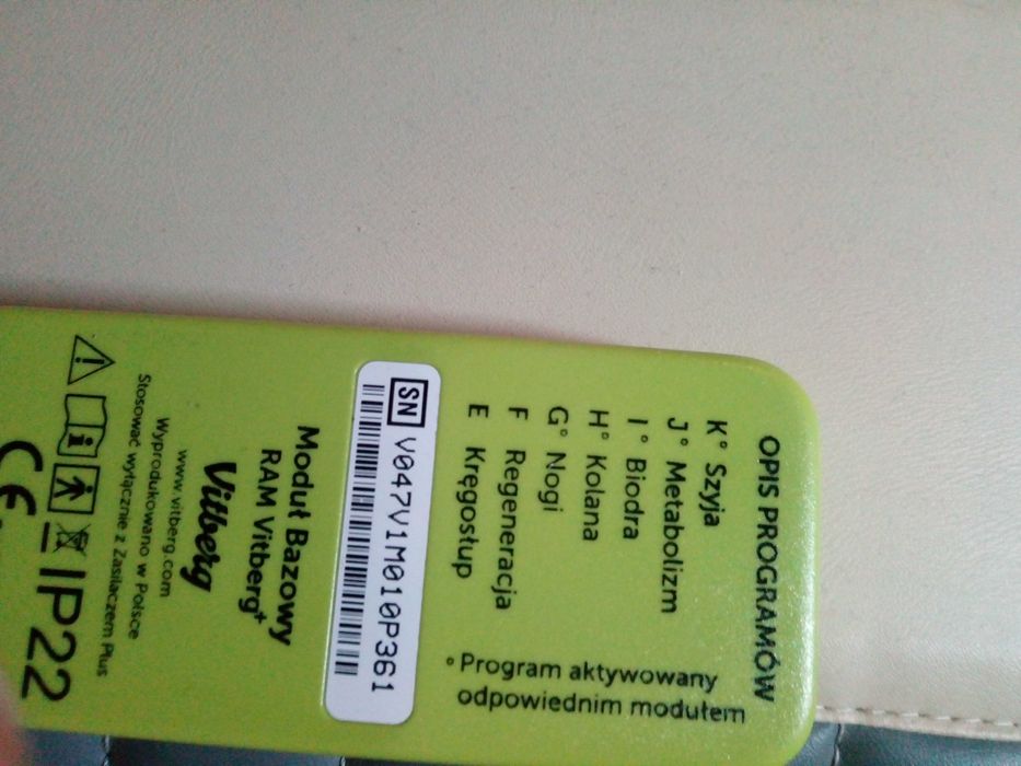 Poduszki do wibroterapii marki Vitberg .