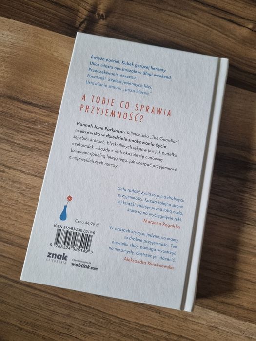 Drobne przyjemności nowa stan idealny Hannah Jane Parkinson książka