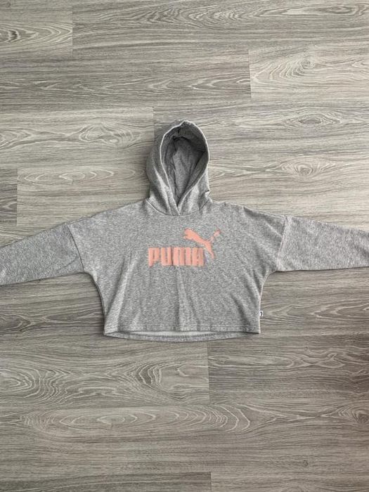 худи кофта пума puma детская 128 см топ оверсайз 7 8 9 10 лет