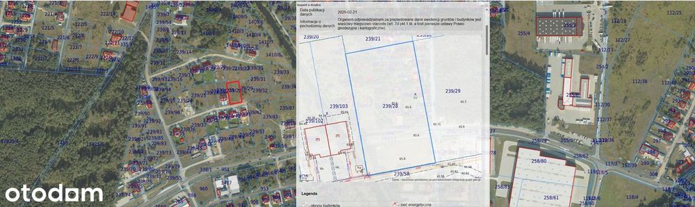 Działka budowlana w spokojnej okolicy 1228 m² - z WARUNKAMI ZABUDOWY - Widok 2