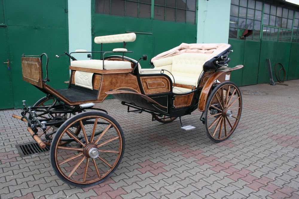 Powóz konny bryczka kutschen Vis a Vis 1 buda