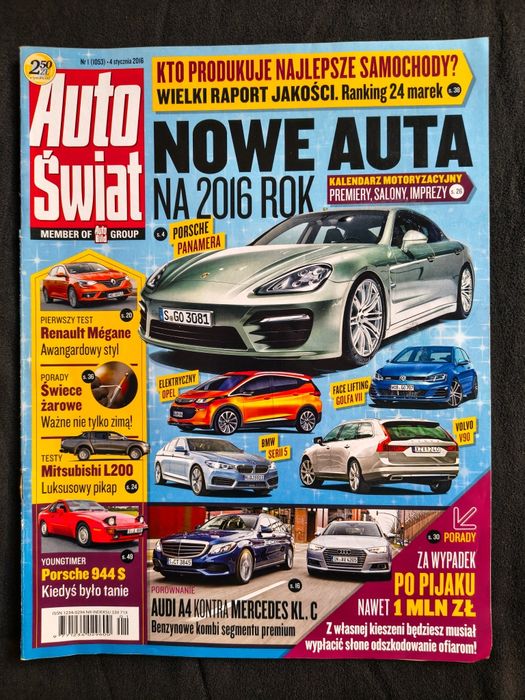 Auto Świat 1 / 2016 - czasopismo