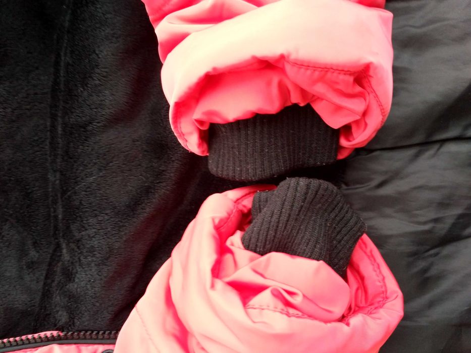 Długa kurtka płaszcz 152 Coccodrillo dziewczynki gruby ciepły zimowy