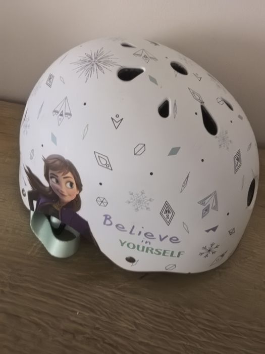 Kask rowerowy dla dziewczynki rozm 54-58cm