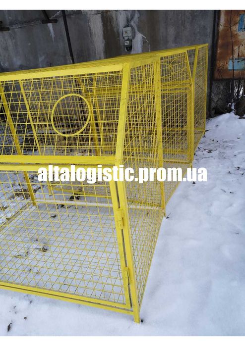 Сміттєвий бак сітка,метал 1100л,1500л.Мусорный бак сетка 1,1м3 и 1,5м3