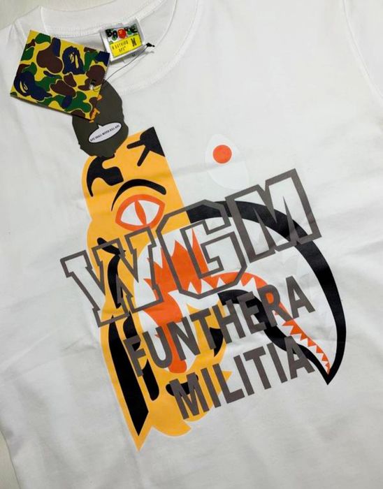 Футболка bape tiger/shark