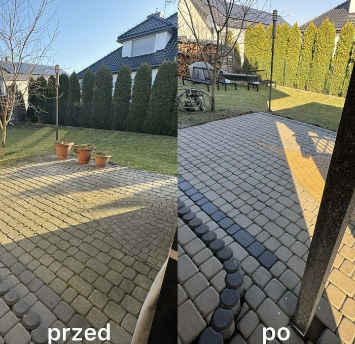 Profesjonalne mycie kostki brukowej – szybkie terminy!