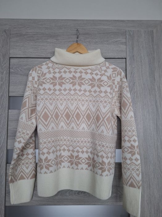sweter damski we wzorki M