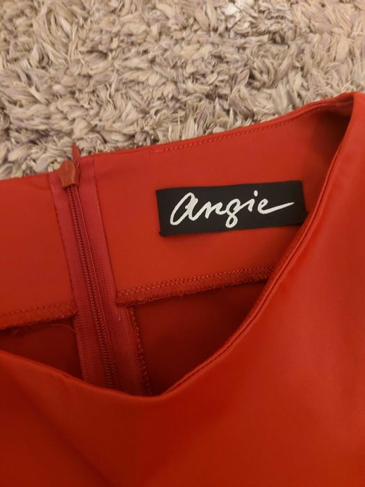 Bordowa maxi sukienkafirmy Angie rozm. S - L