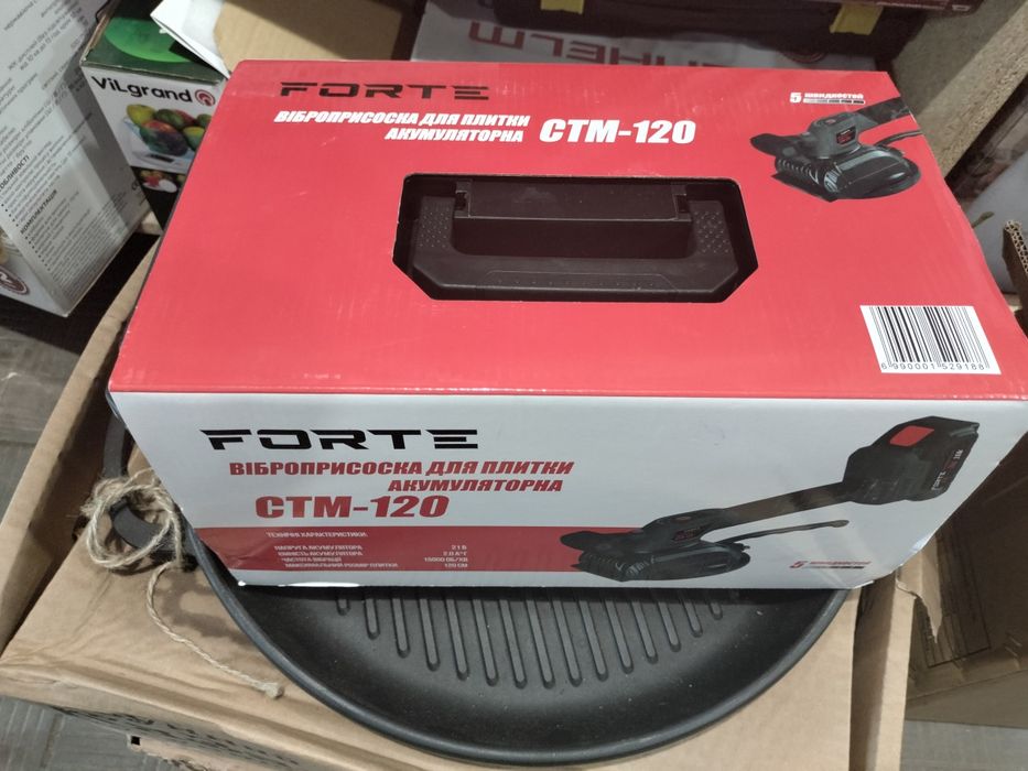 Аккумуляторная виброприсоска для плитки - CTM-120 FORTE