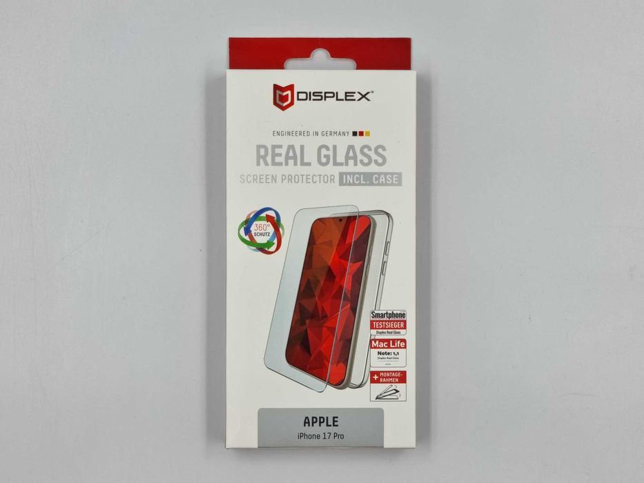 Zestaw DISPLEX Szkło Hartowane + Etui Przeźroczyste iPhone 17 Pro