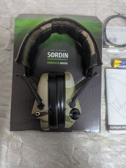 Sordin Supreme Pro-X LED — активні навушники,оригінал, повний комплект