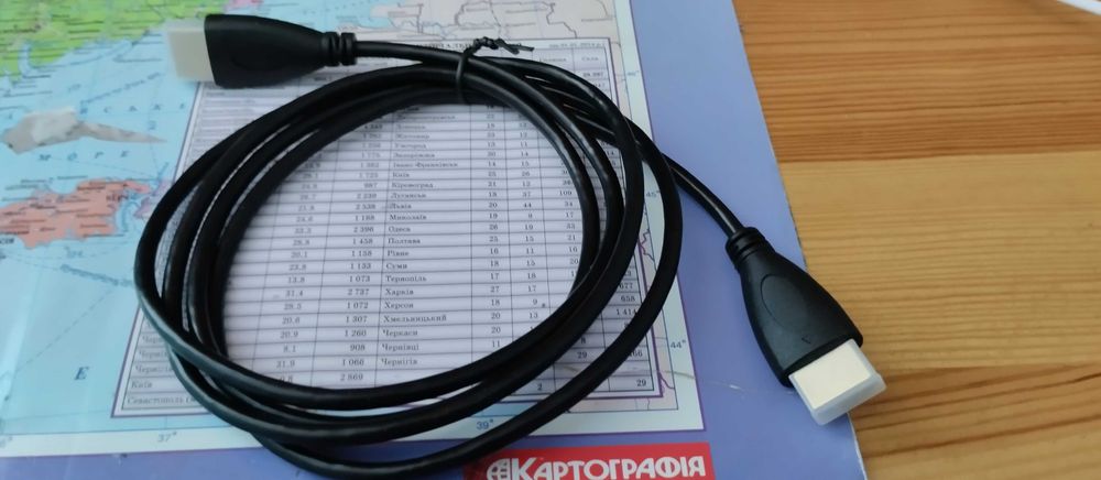 Провода інтернетовські  RJ-45 і HDMI