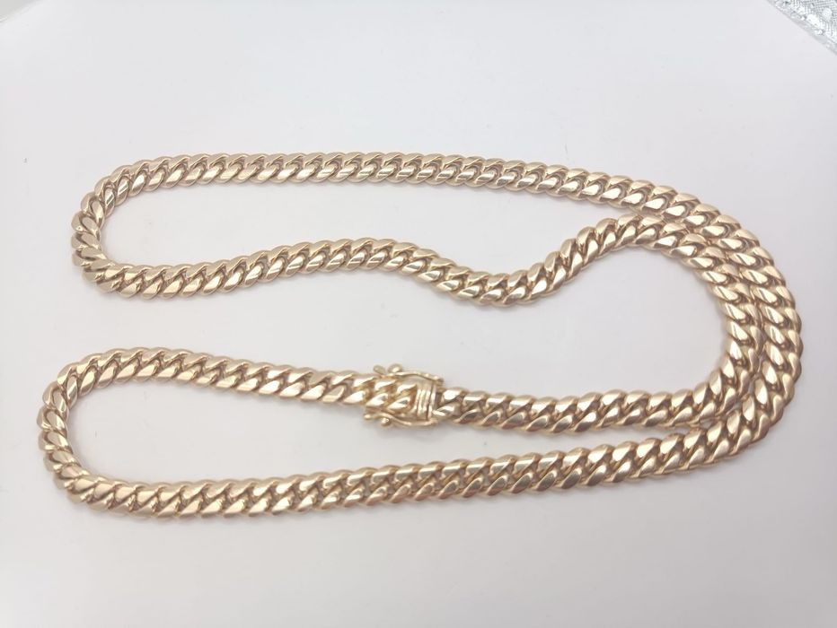 Złoty Łańcuszek Pancerka Cuban 50g 585 Nataliebizu.