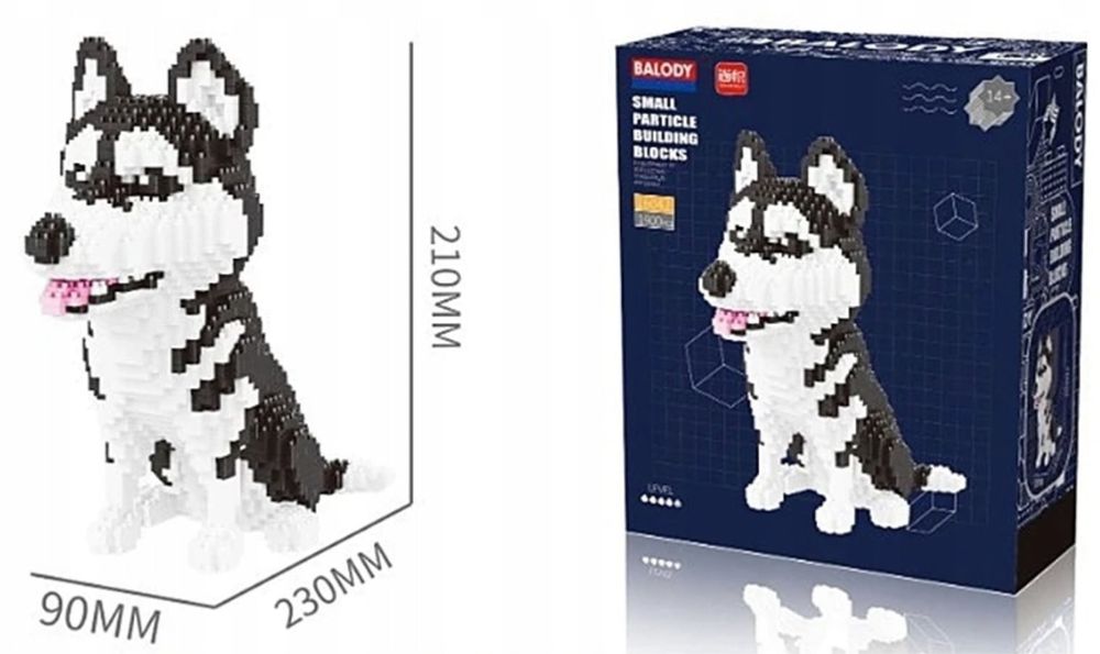 Husky do składania, zestaw