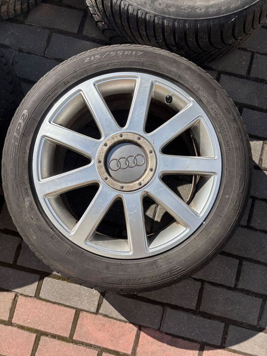 Alufelgi 5x112 ET43 Opony 225/55 R17 Audi S-line