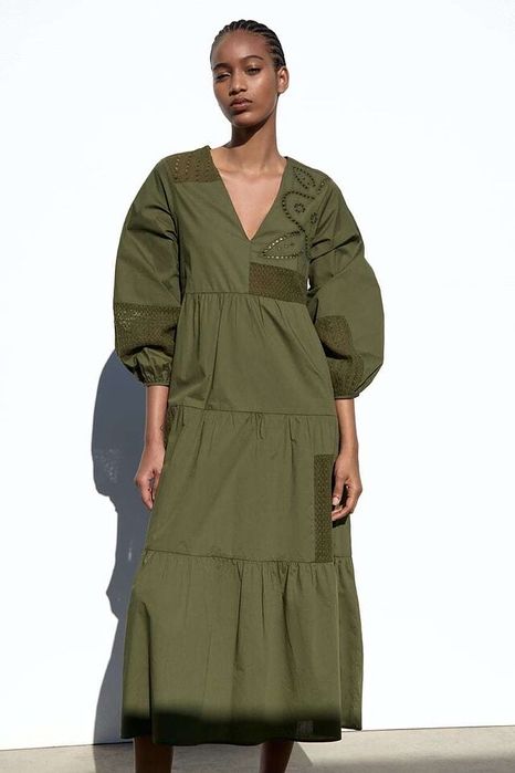 Сукня ZARA з вишивкою / S