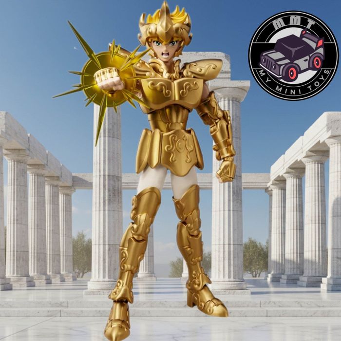 Saint Seiya Gold Saint Leão Aiolia  Figura Montável Blokees Champion Class