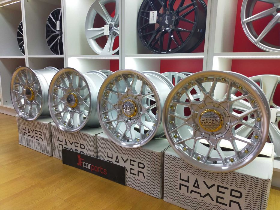 Jantes HAXER HX025 15" 8J ET30 4x100 / 4x114.3 Cinza