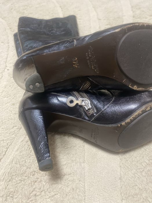 Adami high-heel leather boots in size 37.5