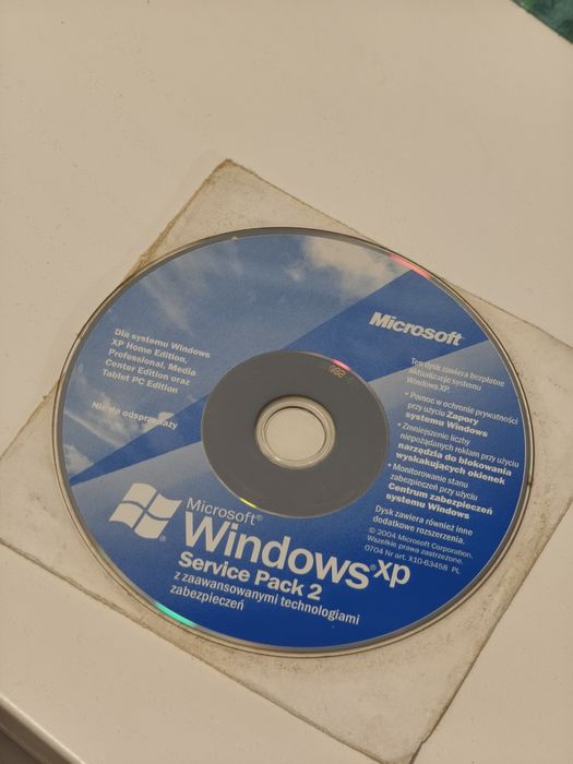 Płyta CD Windows XP sp2