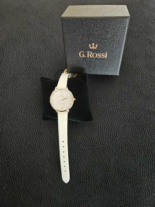 Zegarek Damski G.Rossi + BOX Biały