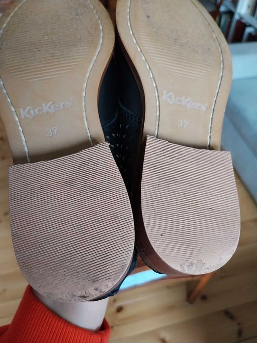 Półbuty oksfordki Kickers roz. 37 skórzane