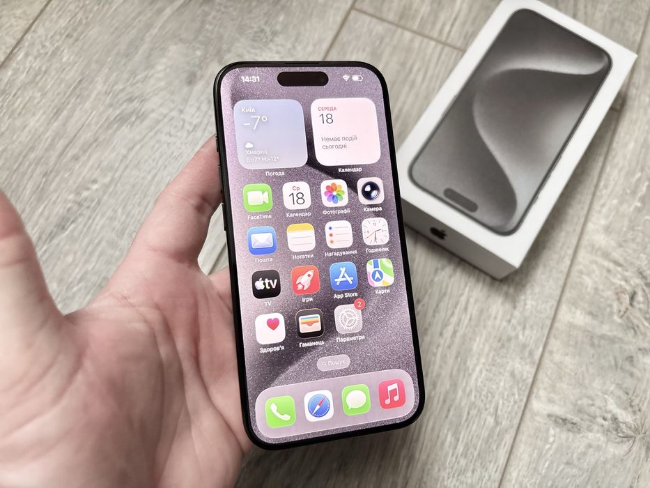 iPhone 15 Pro 128gb Black Titanium