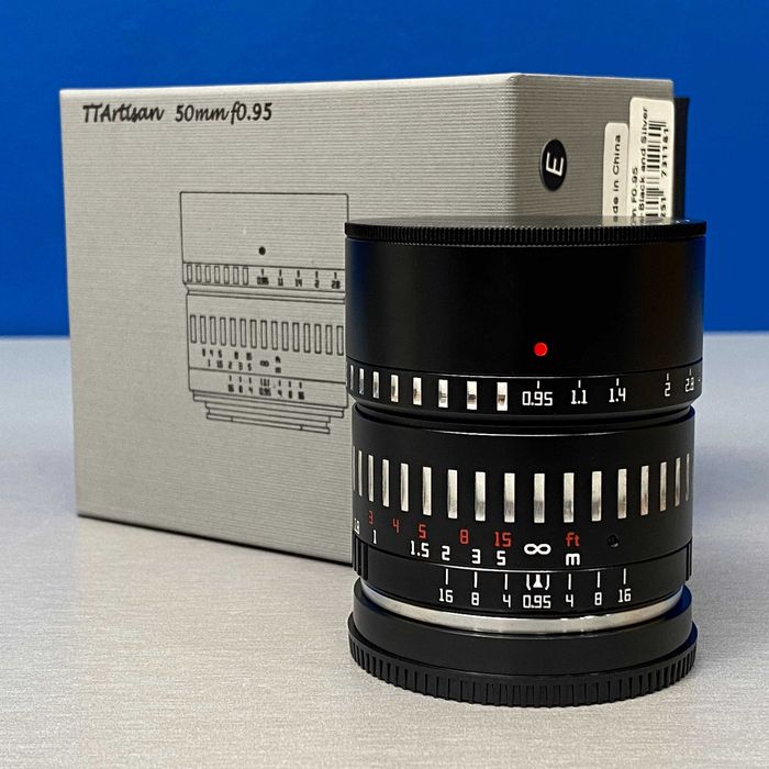 TTArtisan 50mm f/0.95 | Sony E-Mount | NOVA | 3 ANOS DE GARANTIA