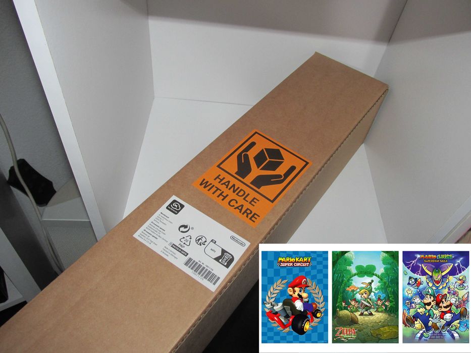 Conjunto de 3 pósteres Game Boy Advance