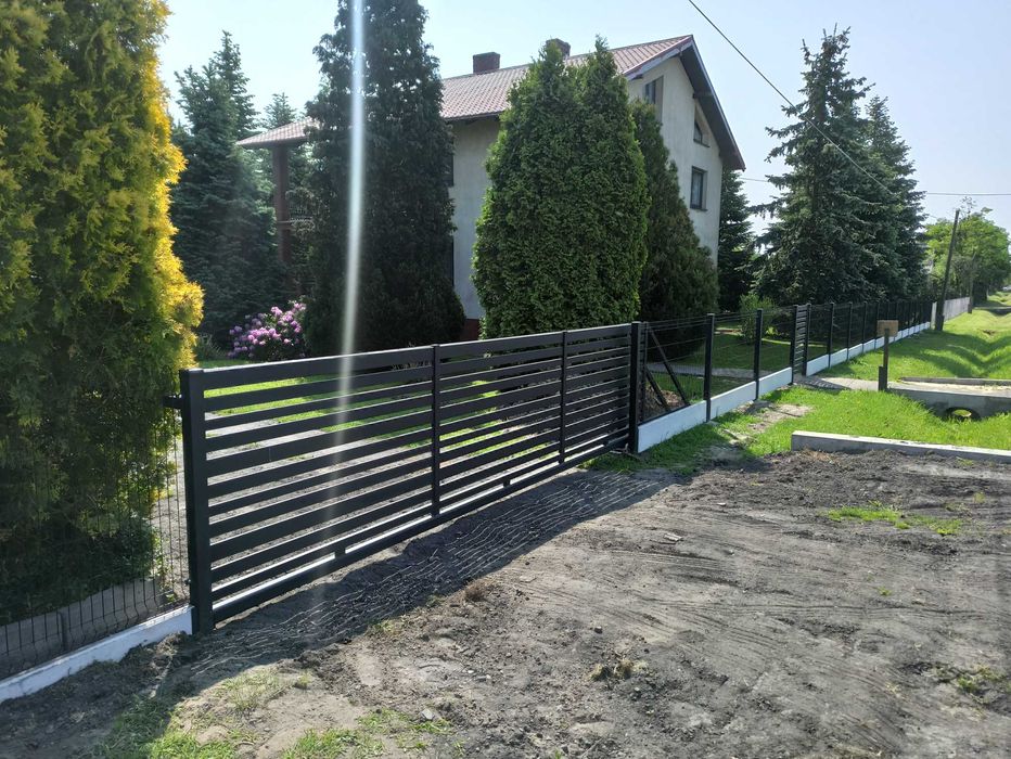 Usługi Koparko-ładowarką,koparką , ogrodzenia , drenaże