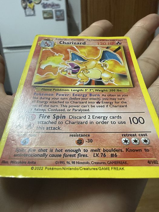 Charizard Antigo 120HP