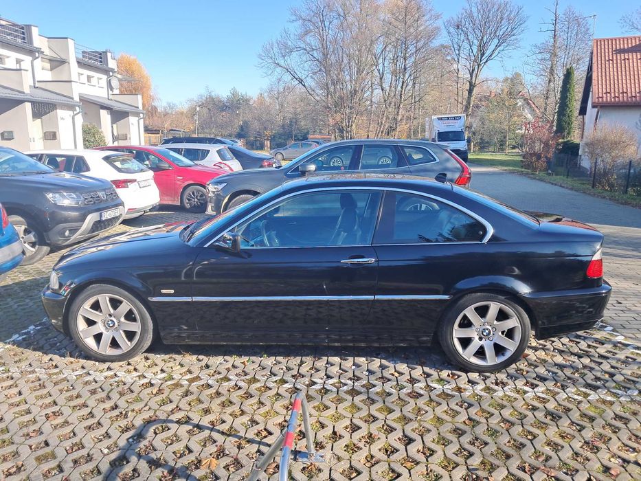 BMW  320 Ci Coupe 198 tyś km.Czarny metalik skóra