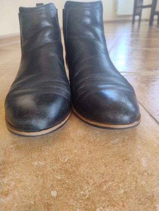 Buty 40 Wojas botki półbuty sztyblety kozaki skóra