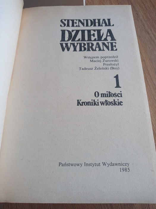 Stendhal - Dzieła wybrane - komplet 5 tomów (folia ochronna)