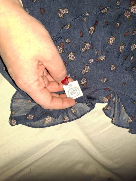 Śliczna gtamatowa sukieneczka r. 92 Cool Club