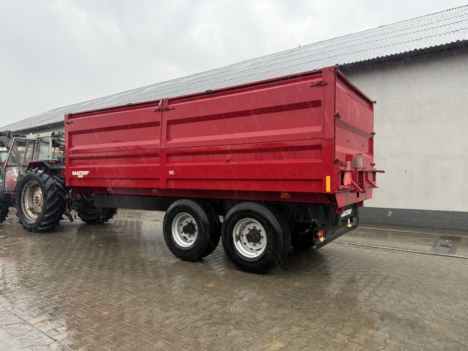 Przyczepa BAASTRUP CTS 16 t tandem hydro burta