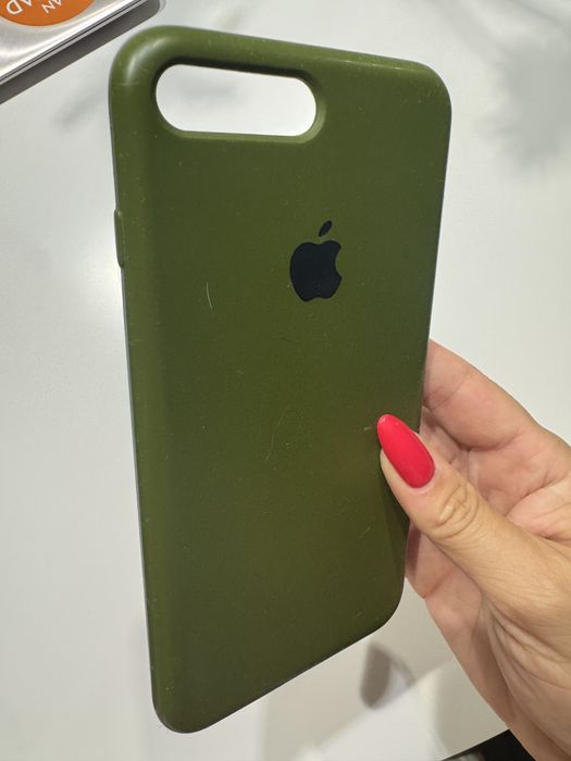Чохол чорний на айфон 8 плюс iphone 8+ зелений