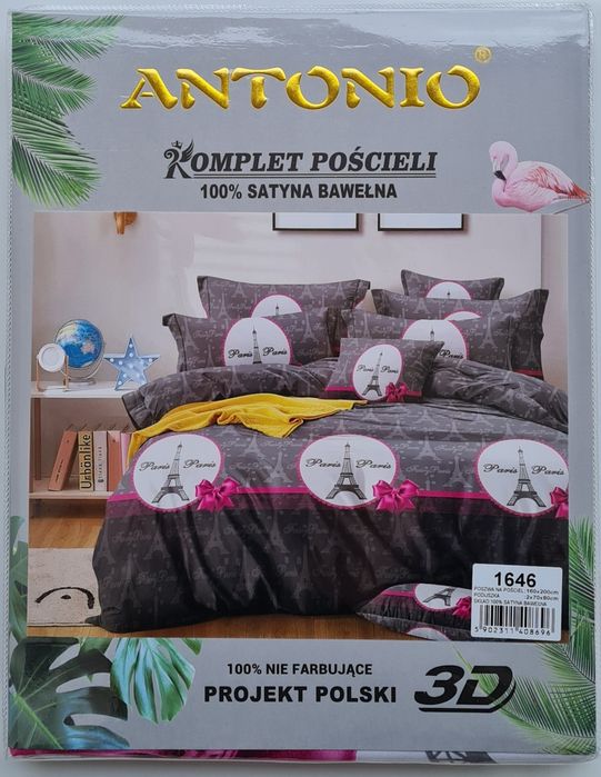 Pościel 160x200 nowy komplet 3 częściowy