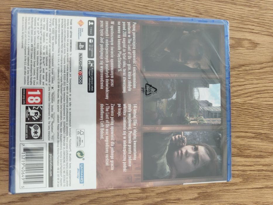 The Last Of Us Part 1 Ps5 PL Nowa FOLIA polska okładka