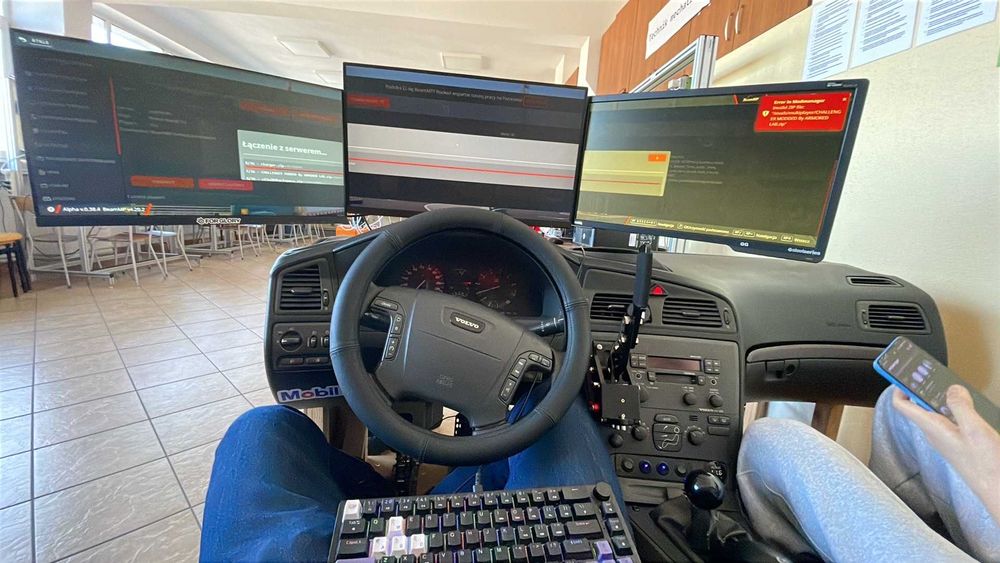 Symulator jazdy samochodem Volvo S60