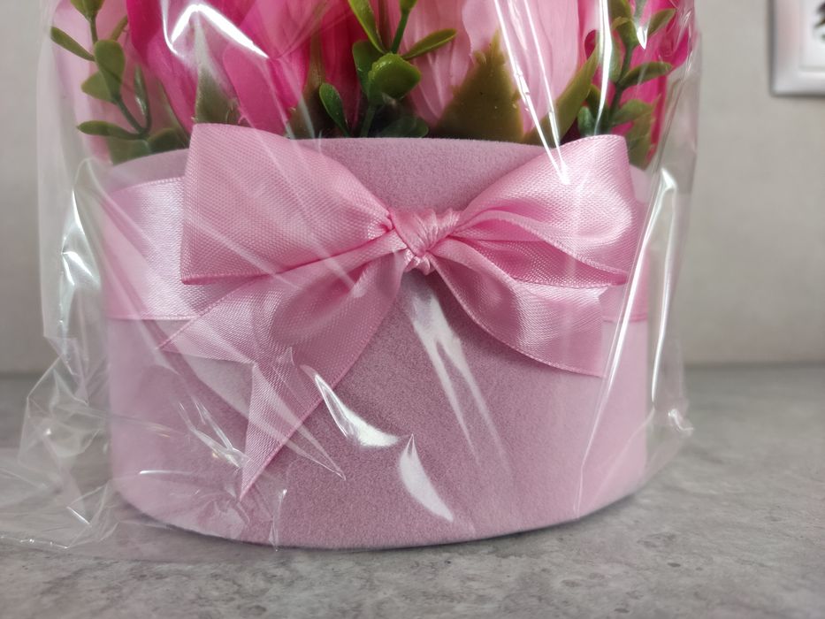 Flower Box z róż mydlanych – nowy
