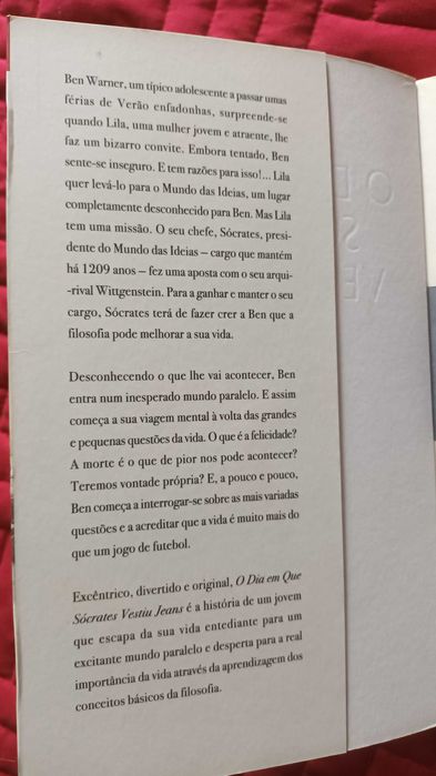 Livro - O dia em que Sócrates veste Jeans